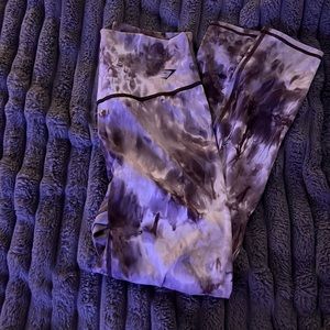 Gymshark elevate leggings in cement brown spray die brand new, never worn.